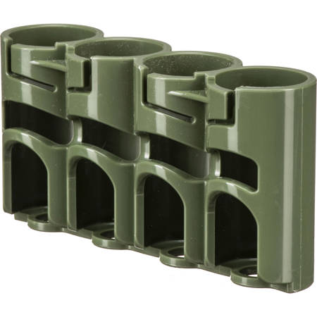 Storacell by Powerpax Slim Line Battery "CR123" Battery Caddy, Military Green - Holds 4 "CR123" Batteries