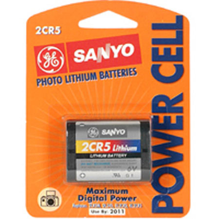 Sanyo 2CR5 6 Volt Lithium-ion Battery. image