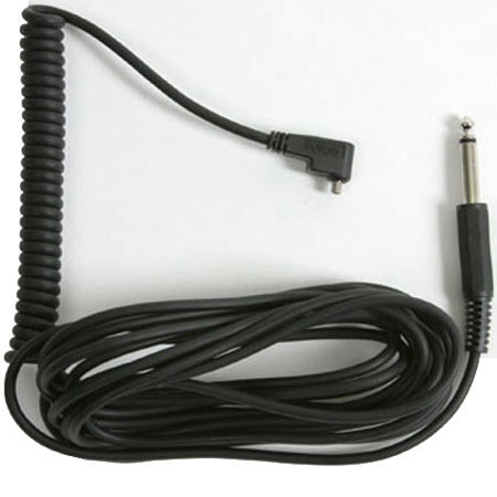 Bowens 12' Straight Sync Cord for Esprit Monolights, 1/4" Mono Plug to PC.