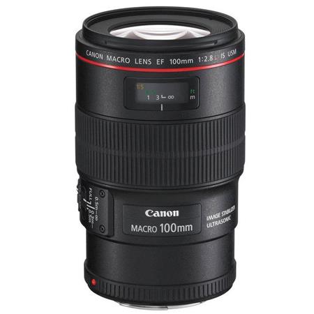 Canon EF 100mm f/2.8L IS USM Macro Auto Focus Lens - U.S.A.