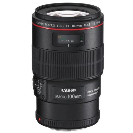 Canon EF 100mm f/2.8L IS USM Macro Auto Focus Lens - U.S.A.