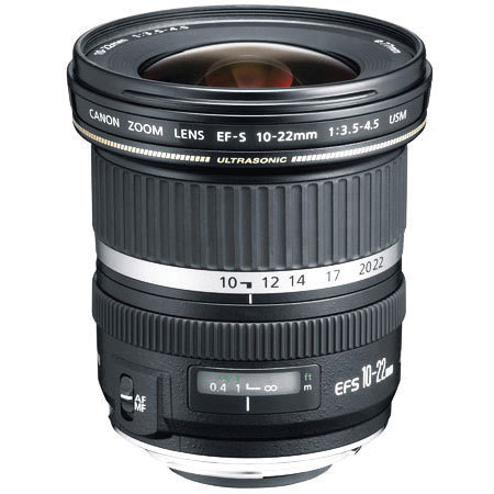 Canon EF-S 10mm - 22mm f/3.5-4.5 USM Autofocus Zoom Lens for EOS 20D and Digital Rebel Cameras - Refurbished image