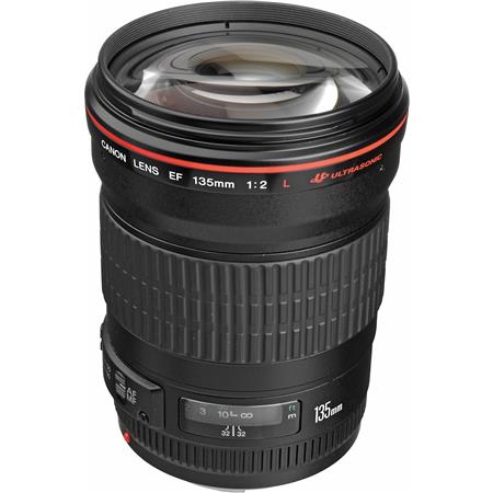 Canon EF 135mm f/2L USM AutoFocus Telephoto Lens - USA