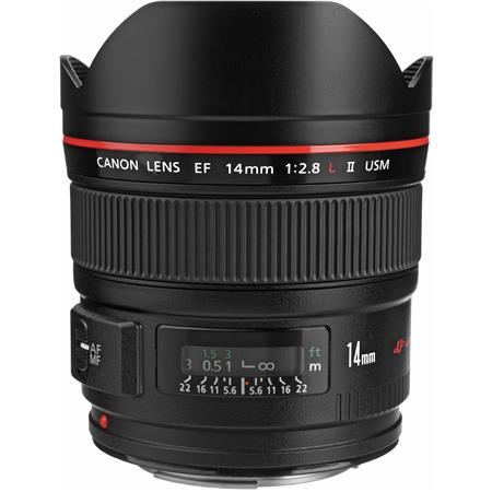 Canon EF 14mm f/2.8L II USM Wide Angle Lens - U.S.A. Warranty
