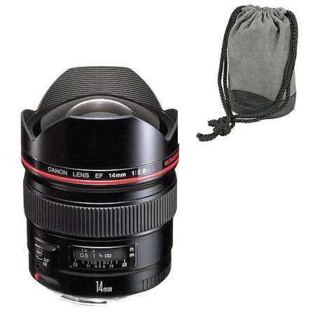 Canon EF 14mm f/2.8L USM Ultra Wide Angle AutoFocus Lens - USA image