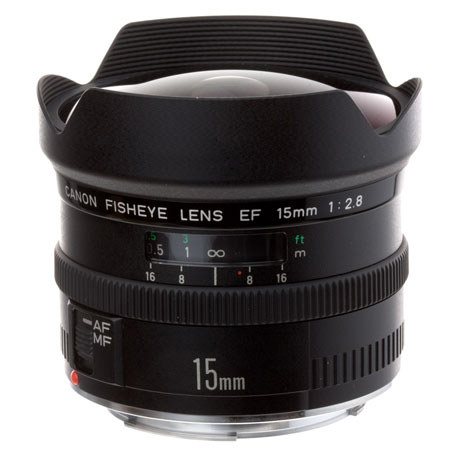 Canon EF 15mm f/2.8 Fisheye AutoFocus Wide Angle Lens - - Refurbished By Canon USA image