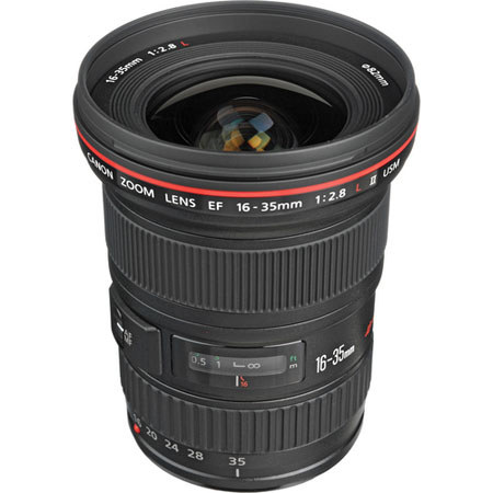 Canon EF 16-35mm f/2.8L II USM Ultra Wide Angle Zoom Lens - U.S.A. Warranty