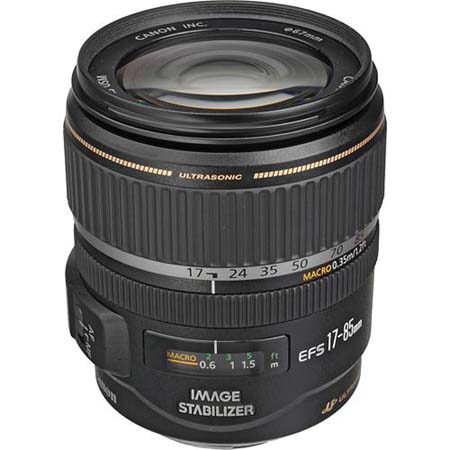 Canon EF-S 17mm - 85mm f/4.0-5.6 USM IS Image Stabilized Autofocus Zoom Lens for EOS 20D and Digital Rebel Cameras - Refurbished image