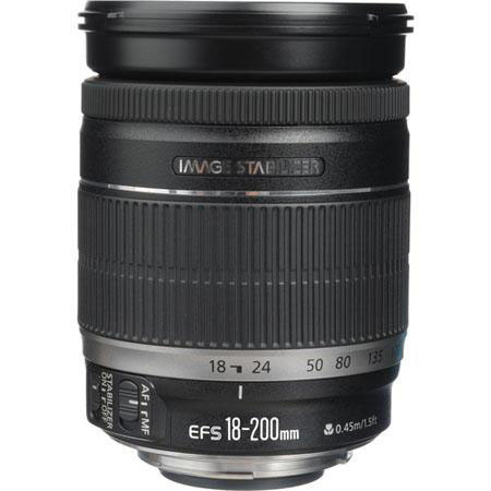 Canon EF-S 18-200mm f/3.5-5.6 IS Auto Focus Lens - Refurbished image