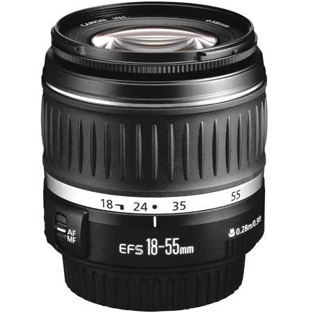 Canon EF-S 18mm - 55mm f/3.5-5.6 USM Autofocus Zoom Lens for EOS 20D and Digital Rebel Cameras - USA Warranty image