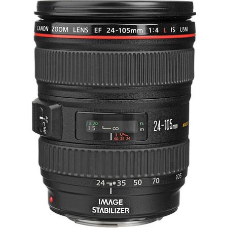 Canon Canon EF 24-105mm f/4L IS USM AutoFocus Wide Angle Telephoto Zoom Lens - Refurbished