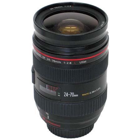 Canon EF 24-70mm f/2.8L USM "Factory Refurbished" AutoFocus Wide Angle Telephoto Zoom Lens - U.S.A. image