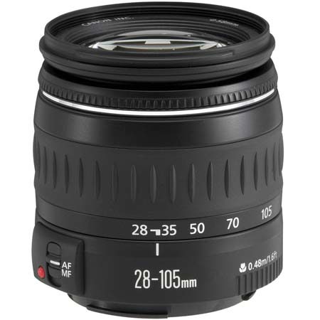 Canon Compact EF 28-105mm f/4-5.6 (USM) Wide Angle-Telephoto Auto Focus Zoom Lens - Canon U.S.A. Warranty image