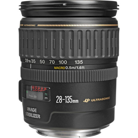 Canon EF 28-135mm f/3.5-5.6 IS USM Image Stabilized AutoFocus Wide Angle Telephoto Zoom Lens - Gray Market image