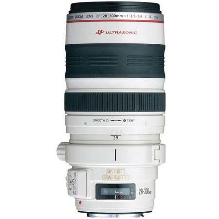 Canon EF 28-300mm f/3.5-5.6L IS USM AutoFocus Wide Angle Telephoto Zoom Lens - Gray Market image