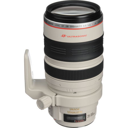 Canon EF 28-300mm f/3.5-5.6L IS USM AutoFocus Wide Angle Telephoto Zoom Lens - USA