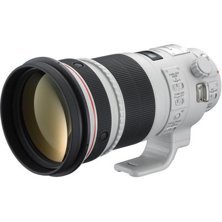 Canon EF 300mm f/2.8L IS II USM Image Stabilizer AutoFocus Telephoto Lens with Case & Hood - USA