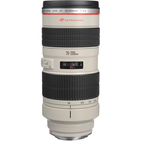 Canon EF 70-200mm f/2.8L USM AutoFocus Telephoto Zoom Lens with Case & Hood - USA