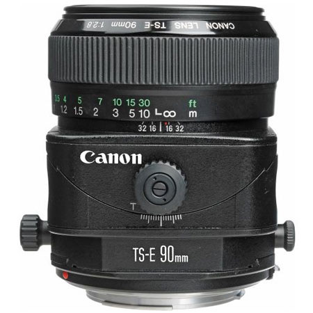 Canon TS-E 90mm f/2.8 Tilt &amp; Shift Manual Focus Telephoto Lens - Gray Market image