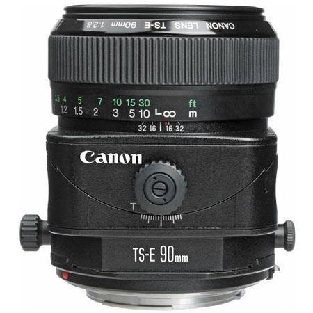 Canon TS-E 90mm f/2.8 Tilt & Shift Manual Focus Telephoto Lens - USA