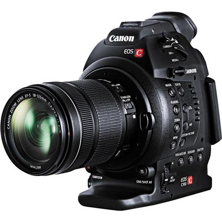 Canon EOS C100 Cinema Camcorder Kit with EF-S 18-135/3.5-5.6 IS STM Zoom Lens - With Dual Pixel CMOS AF Feature Upgrade