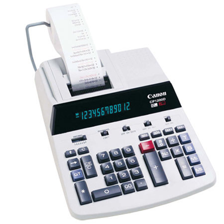 Canon CP1200-D High Speed 2-Color 12-Digit Desktop Commercial Printing Calculator