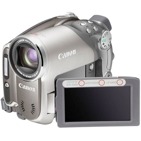 Canon DC 40 Slim DVD Camcorder -R/-RW Format, 4.3MP CCD, 10x Optical Zoom, 200x Digital Zoom, 2.7" LCD Screen image
