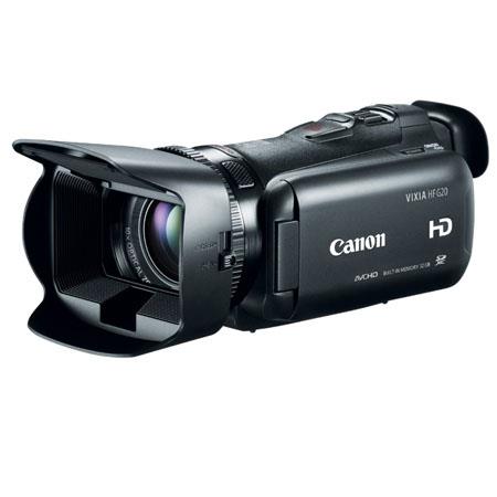 Canon VIXIA HF G20 Full HD Camcorder, 2.37 Megapixel, 32GB Internal Flash Memory, 10x HD Video Lens, Dual SD Card Slots, Dynamic SuperRange Optical Stabilization