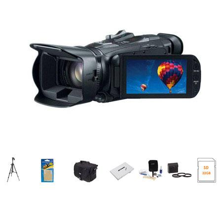 Canon VIXIA HF G30 Full HD Camcorder, 2.91 Megapixel, - Bundle With Sandisk 32GB ULTRA SDHC UHS-I CL10 Card, Slinger Video Bag, Spare Battery, Cleaning Kit, Memory Wallet, Screen Protector, Pro-Optic 58mm Dig. Filter Kit, Sunpack Tripod