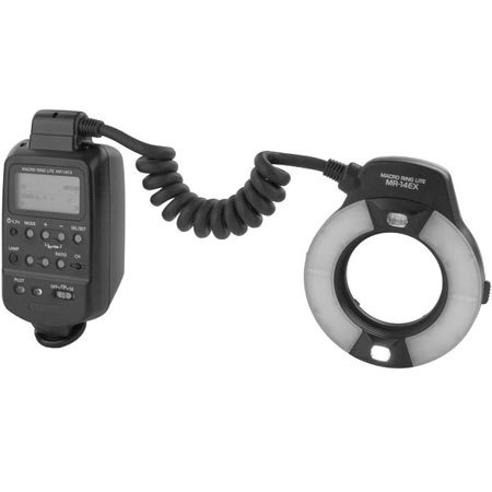 Canon Macro Ring Lite MR-14EX with E-TTL, Guide Number 14m / 46' at ISO 100, USA Warranty. image