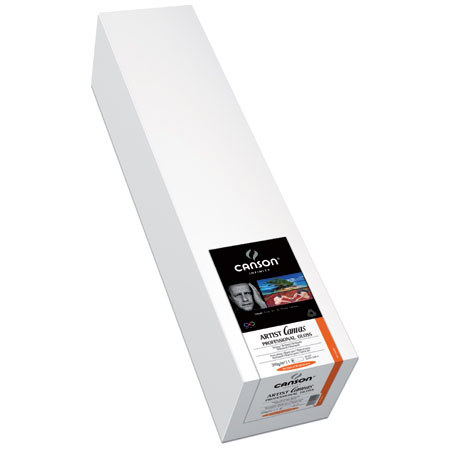Canson Artist Canvas, Natural White, Professional Gloss Surface Inkjet Canvas, 390gsm, 44"x40' Roll