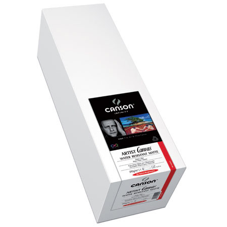 Canson Artist Canvas, Pure White, Matte Surface Inkjet Canvas, 390gsm, 60"x40' Roll