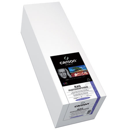 Canson Rag Photographique 100% Cotton Rag, Ultra Smooth White Matte Inkjet Paper, 210gsm, 24" x 50' Roll image