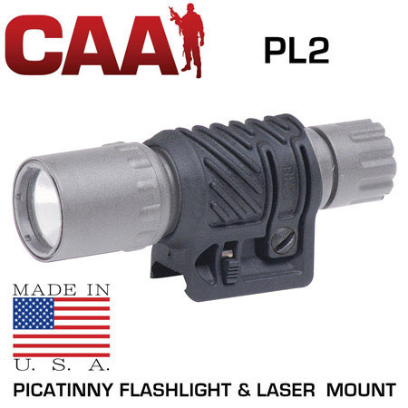 UPC 814716010051 product image for Command Arms Picatinny Rail Flashlight/Laser Mount, 1" Diameter, Black | upcitemdb.com
