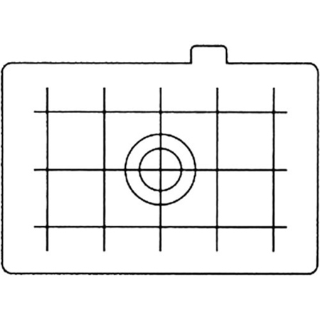 Canon EC-D Laser Matte with Grid Focusing Screen for EOS-1/1N/1V, EOS-3, D2000 &amp; 1D Cameras image