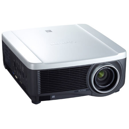 Canon REALiS WUX5000 LCOS Multimedia Projector, 5000 ANSI Lumens, WUXGA (1920x1200), High Definition 1080p, No Lens