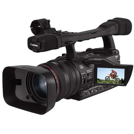 Canon XHA1 HD High Definition Camcorder, Three 1/3" Native 16:9 CCD's, 1.67 MP, 20x Optical Zoom Lens, Super-Range Optical Image Stabilizer image