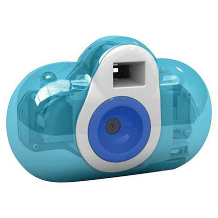Cobra Digital DC150 Squeezable Soft Body Camera, 1.3 Megapixel Color CMOS Sensor, Blue image