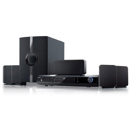 Coby 5.1-Channel DVD Home Theater System with 1080p Upconversion, DivX Playback and AM/FM Tuner image