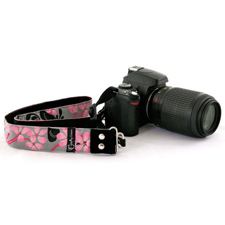 Camera Straps by Capturing Couture: Tropical Collection, The Hibiscus Moon 1.5" SLR/DSLRFashion Camera Strap