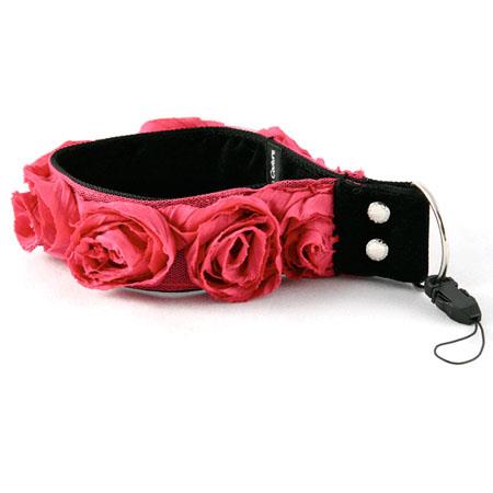 Capturing Couture Camera Straps: Floral Collection, The Hot Pink Organza 1.5