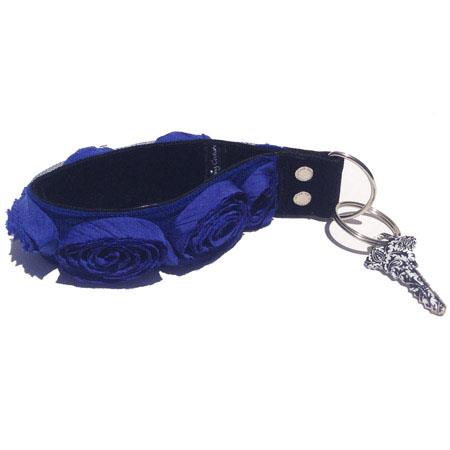 Capturing Couture Camera Straps: Floral Collection, The Cobalt Blue Organza 1.5
