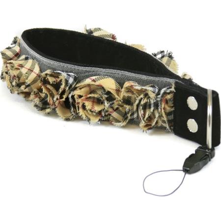 Capturing Couture Camera Straps: Floral Collection, The Plaid Organza 1.5