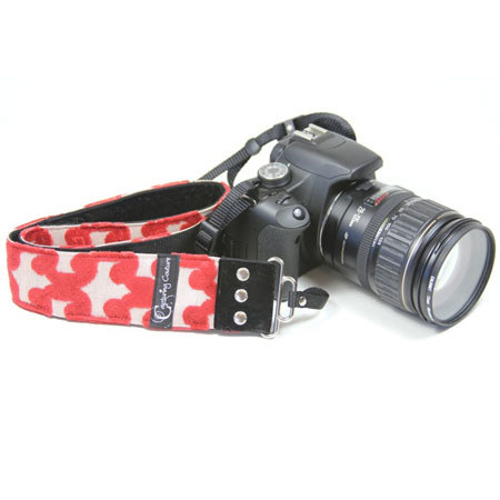 Camera Straps by Capturing Couture: Tapestry Collection, The Peninsula Red 2" DSLR/SLR Fashion Camera Strap