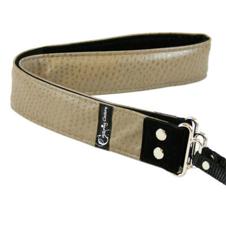Camera Straps by Capturing Couture: Animal Print Collection, The Ostrich Latte 1.5" DSLR/SLR Fashion Camera Strap