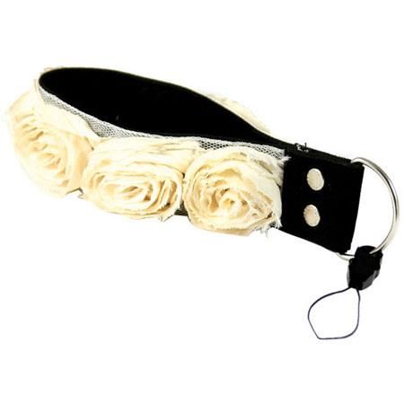 Capturing Couture Camera Straps: Floral Collection, The Cream Organza 1.5