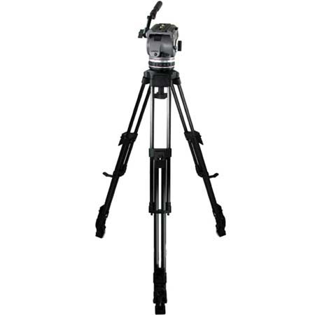 Cartoni Laser AL 1/ML System, with Laser Head, 1-Stage Aluminum Tripod with Mid-Level Spreader & Soft Case, Supports 10 to 22 lbs.