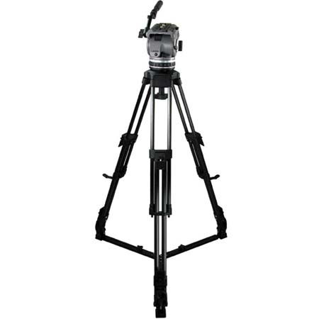 Cartoni Laser AL 1 System, with Laser Head, 1-Stage Aluminum Tripod with On-Ground Spreader & Soft Case, Supports 10 to 22 lbs.