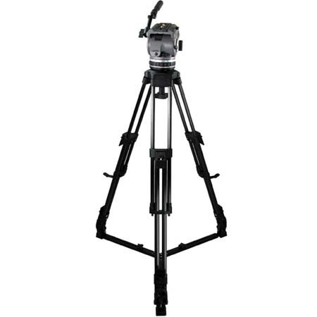 Cartoni Laser AL 2 System, with Laser Head, 2-Stage Aluminum Tripod with On-Ground Spreader & Soft Case, Supports 10 to 22 lbs.