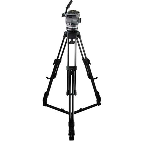 Cartoni Laser CF 2 System, with Laser Head, 2-Stage Carbon Fiber Tripod with On-Ground Spreader & Soft Case, Supports 10 to 22 lbs.